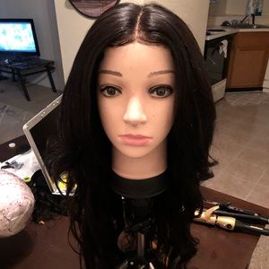 Beautiful long black wig